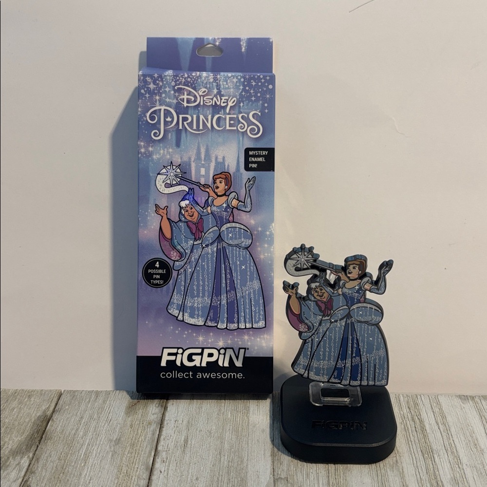 Disney Princess FiGPiN Quest Rare Collectible Pin Cinderella Boxlunch Exclusive